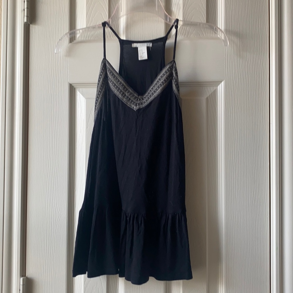 Black tank top